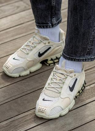 Nike air zoom spiridon cage 2 stussy beige