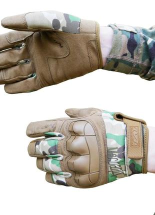 Перчатки  mechanix m-pact 3 с косточками мультикам