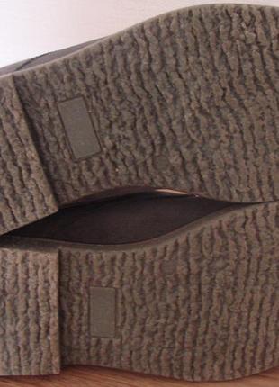 Черевики (ботинки) шкіряні утеплені pier one. розмір 43 (28 см)8 фото
