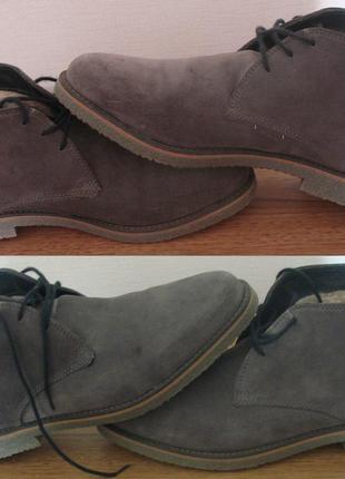 Черевики (ботинки) шкіряні утеплені pier one. розмір 43 (28 см)7 фото