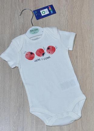 Боди lupilu 0-2 мес. рост 56 короткий рукав бодик бодики набор бодиков цветочки классные летние в роддом комплект 0-1-3 george primark hm