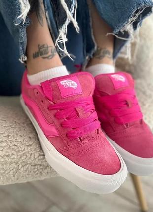 Vans knu school pink1 фото