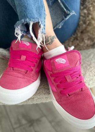 Vans knu school pink5 фото