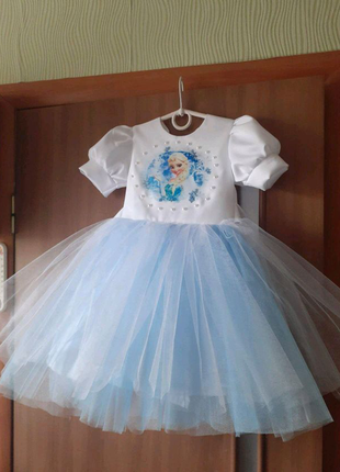 Сукня ельза дитяча на будь зростання