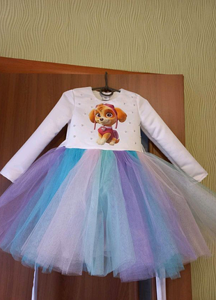 Щенячий патруль  детское нарядное платье