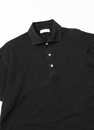 Gran sasso black polo t-shirt&nbsp;&nbsp; мужская футболка поло3 фото