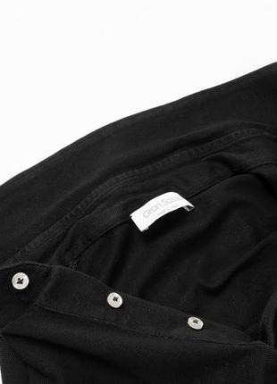 Gran sasso black polo t-shirt&nbsp;&nbsp; мужская футболка поло9 фото