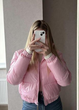 Нежно-розовая курточка бренда ziai1 фото