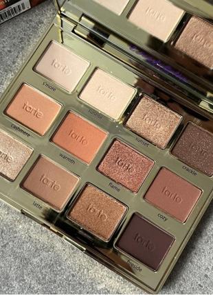 Палетка теней tarte tarteette toasted amazonian clay pelette оригинал2 фото