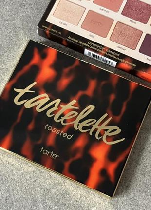 Палетка теней tarte tarteette toasted amazonian clay pelette оригинал3 фото