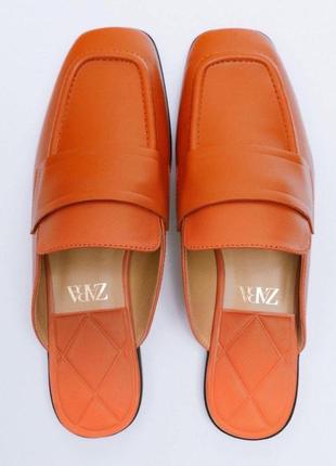 Шлепки мюли zara