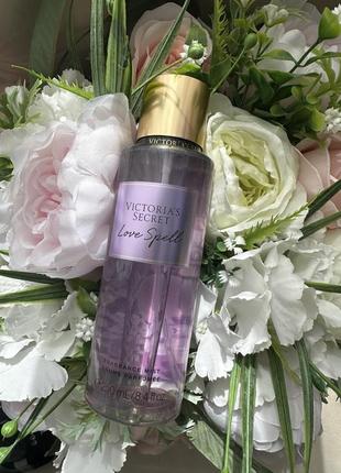 Парфюмированный спрей мист для тела victoria´s secret love spell оригинал