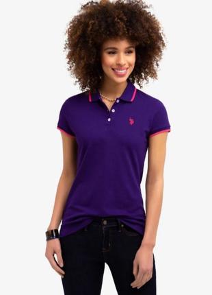 Футболка фіолетова  polo