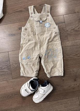 Вельветовий комбінезон 6-9м pepuilino