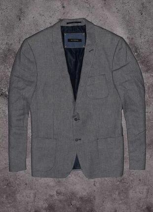 Roy robson slim fit blazer (мужской пиджак блейзер рой робсон лен )