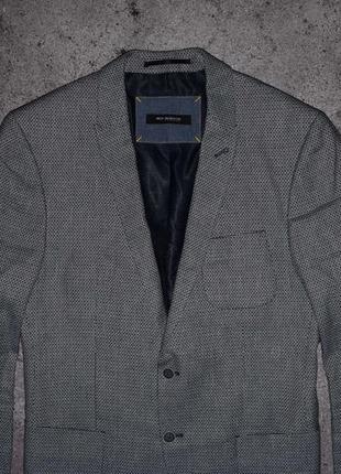 Roy robson slim fit blazer (мужской пиджак блейзер рой робсон лен )2 фото