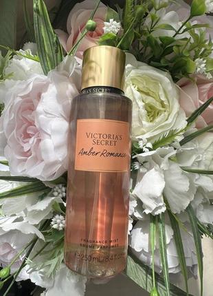 Парфюмированный спрей мист для тела victoria´s secret amber romances оригинал