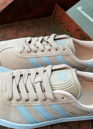 Кросівки adidas gazelle pink/grey8 фото