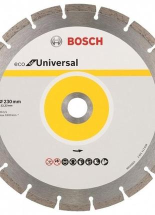 Алмазний круг bosch eco універсальний 230×22,23 мм 10 шт (2608615044)