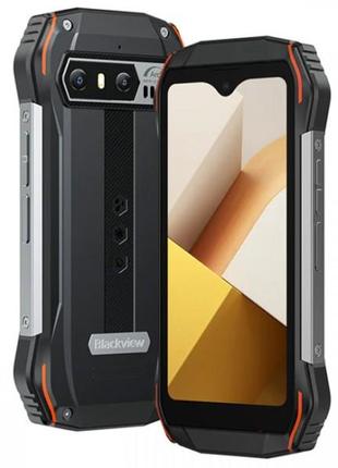 Компактний захищений смартфон blackview n6000 8/256 gb orange2 фото