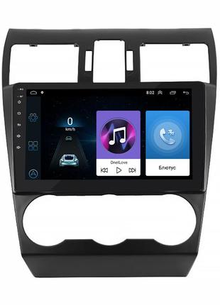 Штатная магнитола lesko для subaru impreza iv 2011-2015 экран 9" 1/16 wi-fi optima андроид субару 8шт