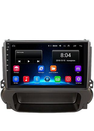 Штатная магнитола lesko для chevrolet malibu viii 2011-2014 экран 9" 2/32gb wi-fi gps base 3шт