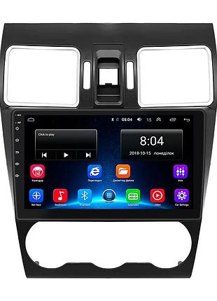 Штатная магнитола lesko для subaru wrx i 2014-2017 экран 9" 2/32gb wi-fi gps base 3шт