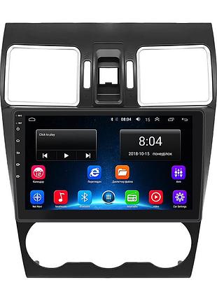 Штатна магнітола lesko для subaru xv i 2011-2016 екран 9" 2/32gb wi-fi gps base 3 шт.
