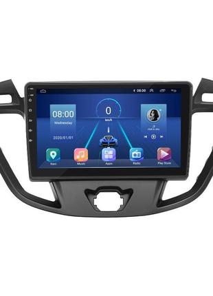 Магнітола lesko для ford tourneo custom i 2012-2018 екран 9" 4/32gb 4g wi-fi gps top форд турнео кастом