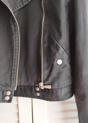 Черная винтажная куртка пиджак от armani, стиль косуха xs4 фото