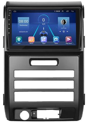 Штатна магнітола lesko для ford f-15099 2008-2014 екран 9" 2/32gb wi-fi gps base форд
