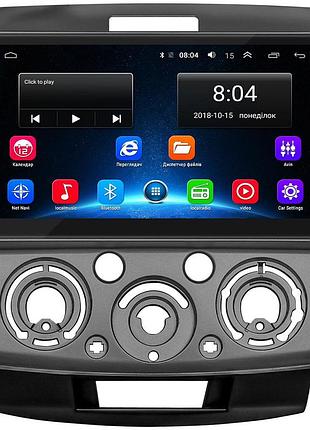 Штатна магнітола lesko для ford ranger ii 2006-2009 екран 9" 2/32 gb wi-fi gps base форд ренжер