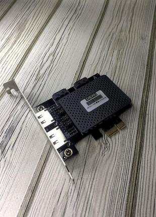 Контролер перехідник diewu pcie esata iii / sata iii (mc-sata3-t4)