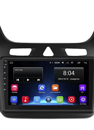 Штатная магнитола lesko для chevrolet cobalt ii 2011-2016 экран 9" 2/32gb wi-fi gps base шевроле кобальт