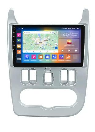 Штатная магнитола 9" lesko для dacia sandero i 2007-2012 2/32gb carplay 4g wi-fi gps prime дачия