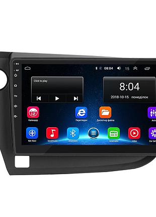 Штатна магнітола lesko для honda insight ii 2009-2011 екран 9" 2/32gb wi-fi gps base хонда