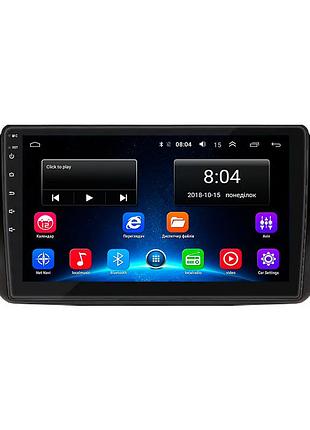 Штатна магнітола lesko для geely emgrand x7 i рестайлінг 2016-2019г 9" 2/32gb wi-fi gps base джелі емгранд
