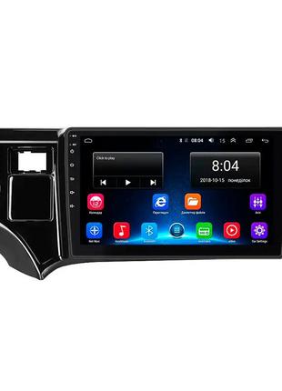 Штатна магнітола lesko для toyota aqua i right wheel 2011-2021 екран 9" 2/32gb wi-fi gps base 1 шт.