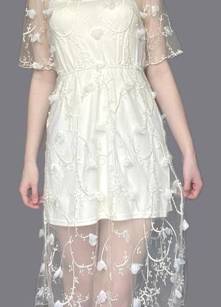 🤍 біла сукня 🤍 сукня-комбінація2 фото