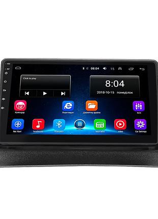 Штатна магнітола lesko для renault kangoo ii рестайлінг 2013-2021 екран 9" 2/32gb wi-fi gps base рено кенго