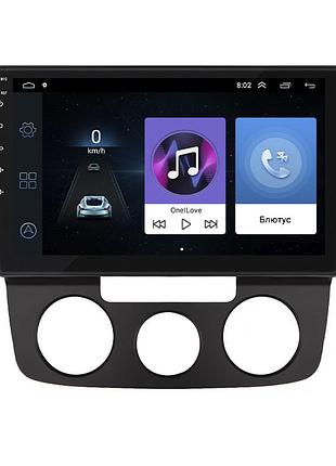 Штатна магнітола lesko для volkswagen jetta v auto ac 2005-2011 екран 10" 1/16gb wi-fi gps base фольксваген
