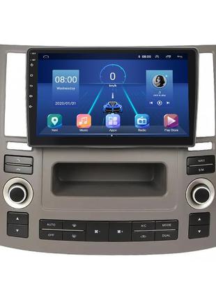 Штатная магнитола 9" lesko для infiniti fx i (s50) рестайлинг 2006-2009 4/32 4g top андроид инфинити