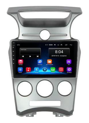 Штатна магнітола lesko для kia carens ii (un) 2006-2012 екран 9" 2/32gb wi-fi gps base кіа каренс