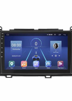 Штатная магнитола lesko для toyota sienna iii 2010-2014 экран 9" 4/64gb 4g wi-fi gps top тойота