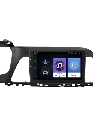Штатная магнитола lesko для hyundai sonata vii (lf) 2014-2017 экран 9" 1/16gb/ wi-fi optima gps android 3шт