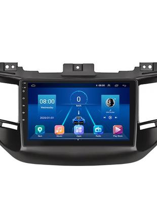 Штатна магнітола lesko для hyundai tucson iii 2015-2018 екран 9" 2/32gb wi-fi gps base туксон хюндаї
