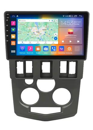 Штатна магнітола 9" lesko для dacia logan i 2004-2012 4/64gb carplay 4g wi-fi gps prime дачища