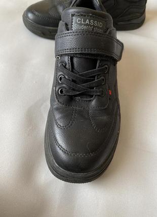 Спортивные черные туфли размер 33 jong golf2 фото