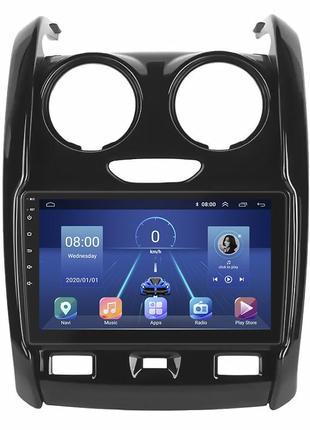 Штатная магнитола lesko для dacia duster ii 2017-2021 экран 9" 2/32gb wi-fi gps base