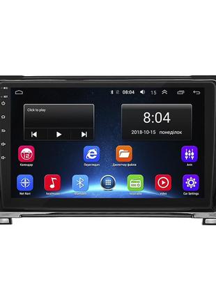 Штатна магнітола lesko для toyota tundra ii рестайлінг 2013-2021 екран 9" 2/32gb wi-fi gps base тундра